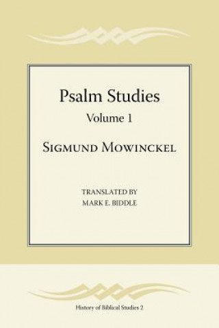 Buch Psalm Studies, Volume 1 Mark Biddle