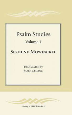 Buch Psalm Studies, Volume 1 Mark Biddle