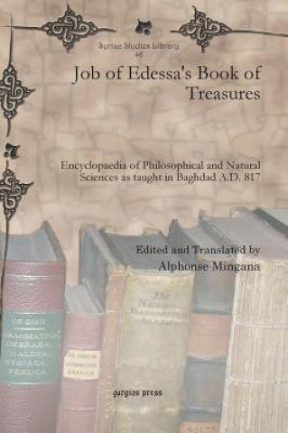 Knjiga Job of Edessa's Book of Treasures Alphonse Mingana