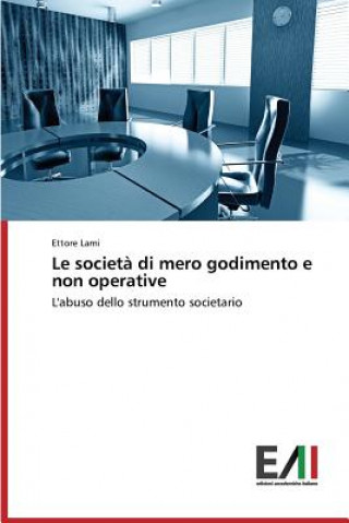 Kniha societa di mero godimento e non operative LAMI ETTORE
