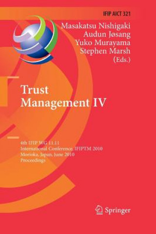 Buch Trust Management IV Audun Josang