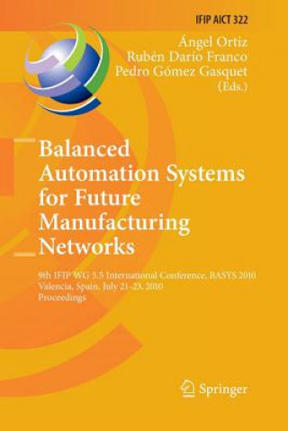 Kniha Balanced Automation Systems for Future Manufacturing Networks Rubén Dario Franco