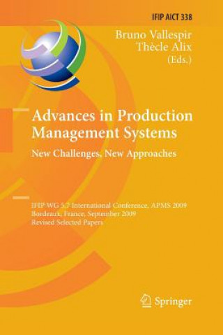 Kniha Advances in Production Management Systems: New Challenges, New Approaches Th?cle Alix