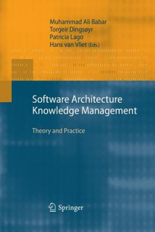 Buch Software Architecture Knowledge Management Muhammad Ali Babar