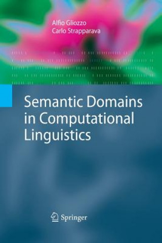 Könyv Semantic Domains in Computational Linguistics Carlo Strapparava