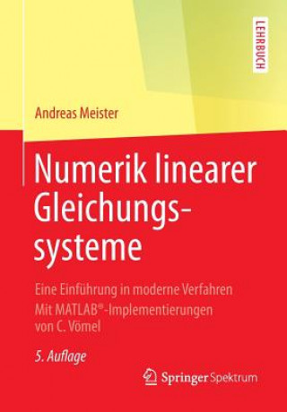 Carte Numerik Linearer Gleichungssysteme Andreas Meister