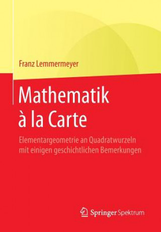 Książka Mathematik A La Carte Franz Lemmermeyer