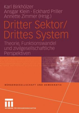 Livre Dritter Sektor/Drittes System Karl Birkhölzer