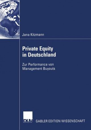 Book Private Equity in Deutschland Jana Kitzmann