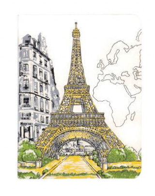 Календар/тефтер Paris Eiffel Tower Handmade Journal 