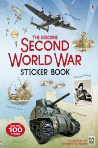 Βιβλίο Second World War Sticker Book Henry Brook & Adam Larkum