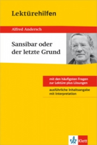 Kniha Klett Lektürehilfen Alfred Andersch, Sansibar oder der letzte Grund Alfred Andersch