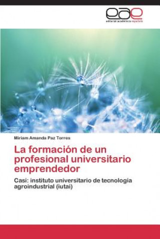 Book formacion de un profesional universitario emprendedor Paz Torres Miriam Amanda