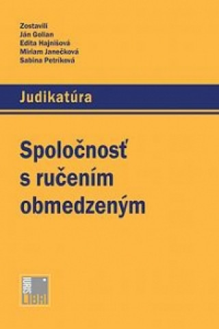 Knjiga Spoločnosť s ručením obmedzeným Ján Golian a kol.