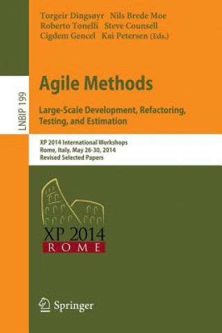 Könyv Agile Methods. Large-Scale Development, Refactoring, Testing, and Estimation Steve Counsell