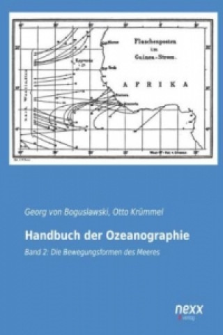 Carte Handbuch der Ozeanographie Georg von Boguslawski