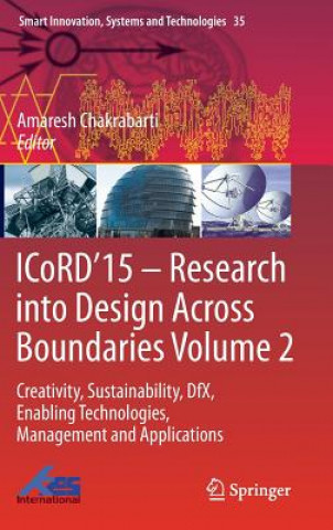 Könyv ICoRD'15 - Research into Design Across Boundaries Volume 2 Amaresh Chakrabarti