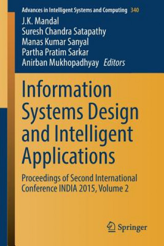 Book Information Systems Design and Intelligent Applications Manas Kumar Sanyal