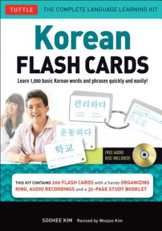 Tiskovina Korean Flash Cards Kit Kim Woojoo