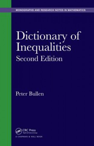 Carte Dictionary of Inequalities Peter S. Bullen