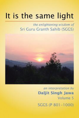 Kniha It Is The Same Light Daljit Singh Jawa