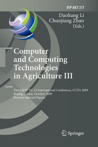 Книга Computer and Computing Technologies in Agriculture III DAOLIANG LI