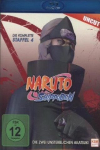 Video Naruto Shippuden - Die Zwei unsterblichen Akatsuki, 1 Blu-ray. Staffel.4 Hayato Date