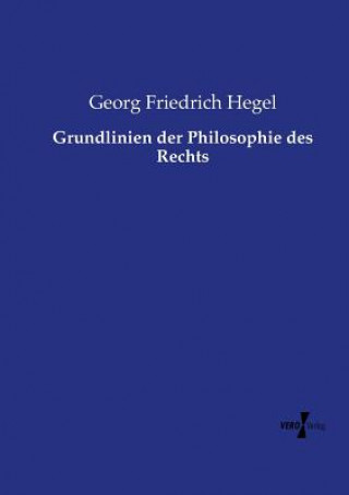 Carte Grundlinien der Philosophie des Rechts Georg Friedrich Hegel