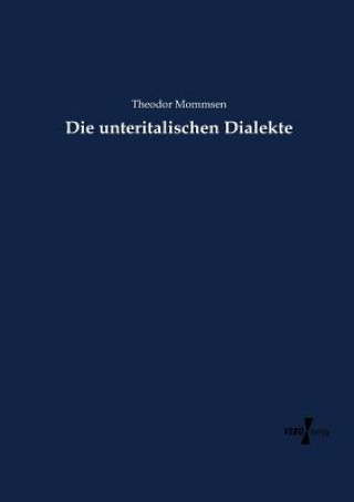 Książka unteritalischen Dialekte Theodor Mommsen