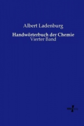 Carte Handwörterbuch der Chemie Albert Ladenburg
