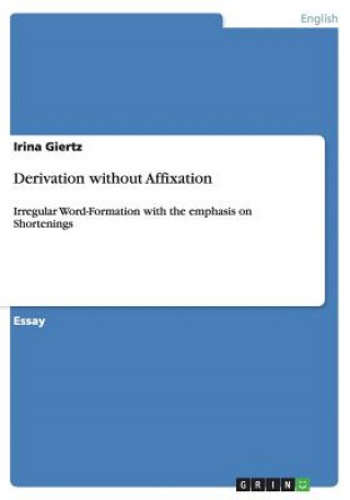Book Derivation without Affixation Irina Giertz