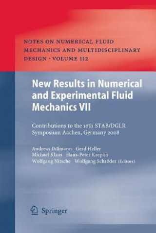 Könyv New Results in Numerical and Experimental Fluid Mechanics VII Andreas Dillmann