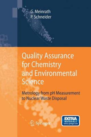 Livre Quality Assurance for Chemistry and Environmental Science Gunther Meinrath