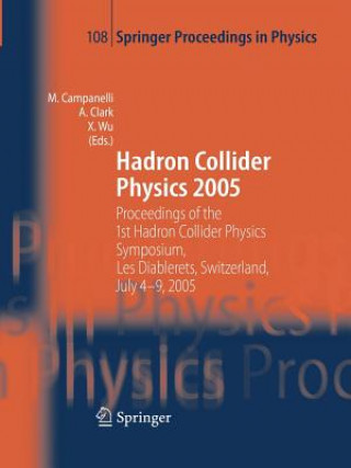 Kniha Hadron Collider Physics 2005 Mario Campanelli