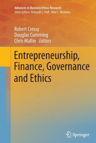 Kniha Entrepreneurship, Finance, Governance and Ethics Robert Cressy