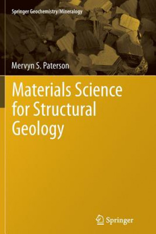 Buch Materials Science for Structural Geology Mervyn S. Paterson