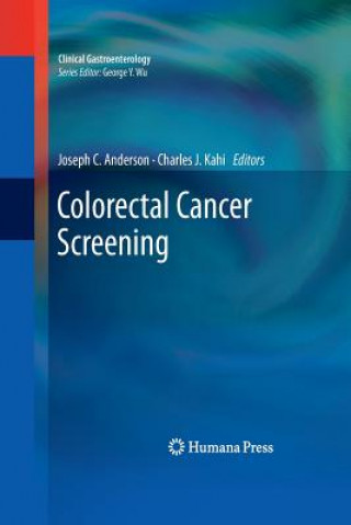 Książka Colorectal Cancer Screening Md Anderson