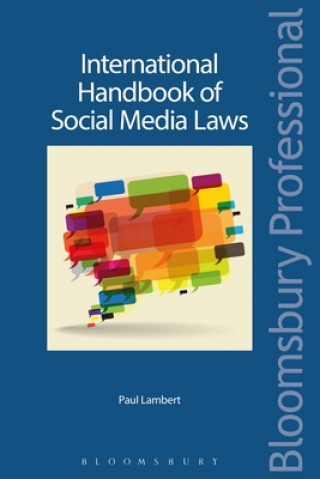 Carte International Handbook of Social Media Laws Paul Lambert