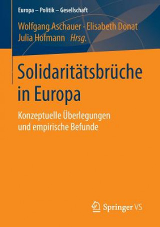Kniha Solidaritatsbruche in Europa Wolfgang Aschauer