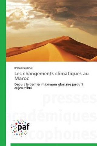 Carte Les Changements Climatiques Au Maroc Damnati-B