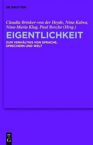 Книга Eigentlichkeit Claudia Brinker-von der Heyde