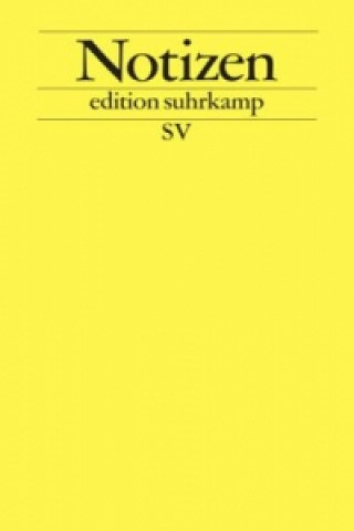 Carte Notizbuch edition suhrkamp gelb 