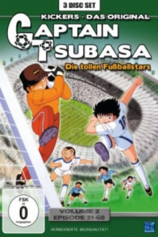 Filmek Captain Tsubasa - Die tollen Fußballstars. Vol.2, 3 DVDs Yôichi Takahashi