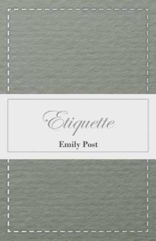 Libro Etiquette Emily Post