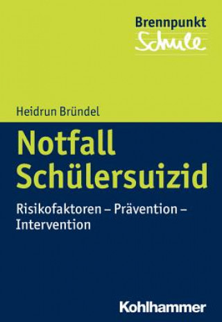 Buch Notfall Schülersuizid Heidrun Bründel