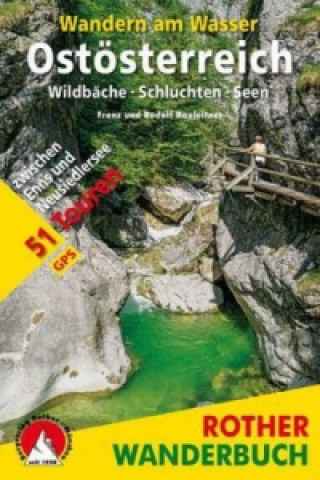 Carte Rother Wanderbuch Wandern am Wasser Ostösterreich Franz Hauleitner