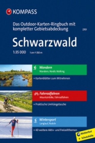 Kniha Kompass Outdoor-Karten Ringbuch Schwarzwald Kompass-Karten Gmbh