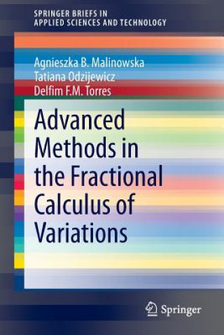 Könyv Advanced Methods in the Fractional Calculus of Variations Agnieszka B. Malinowska