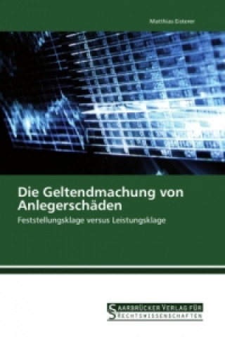 Kniha Die Geltendmachung von Anlegerschäden Matthias Eisterer