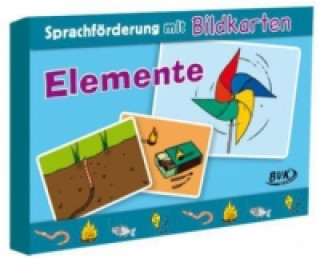 Joc / Jucărie Sprachförderung mit Bildkarten "Elemente" Christiane Stedeler-Gabriel